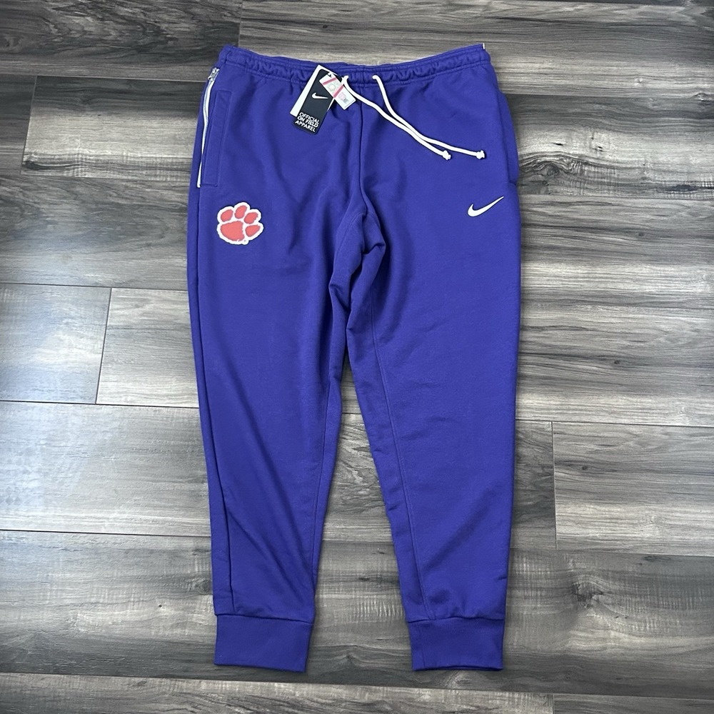 Nike Clemson Tigers Football Team Standard Issue PE Sweatpants Men XL NEW